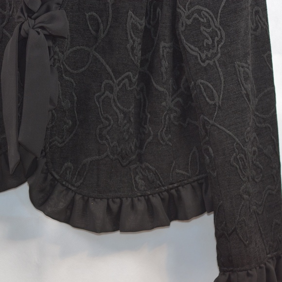 Black Jacket with Frills SZ L Tres You - Picture 5 of 9